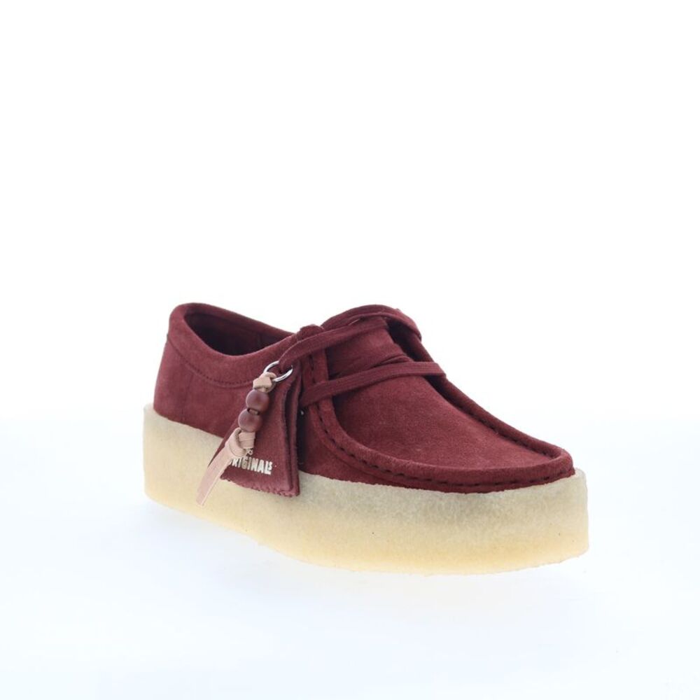 Clarks Womens Wallabee Cup Red Shoes (NWT) - Picture 2 of 7